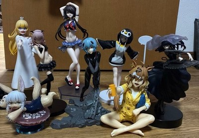 Collectible Anime Figures Lot Authentic Japanese Toys Fully Functional Slight