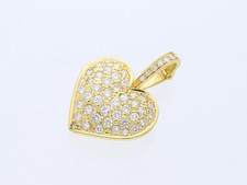 Ciondolo cuore diamanti diamanti 2,00 ct. Gioielli Deta in oro 750 prezzo sup...