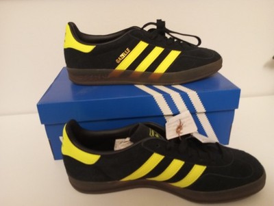  Adidas JR3841 Gazelle Wildleder Gr. 42 2/3 Core  Neu schwarz gelb neu und ovp