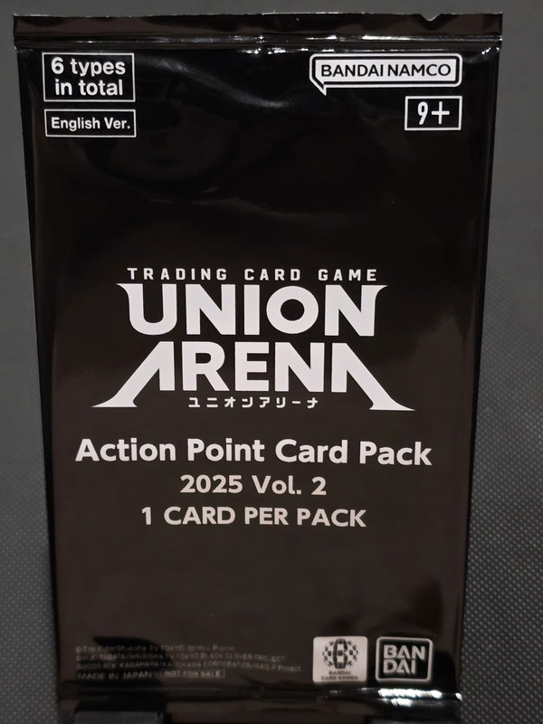 2025 Union Arena Action Point Card Pack Vol. 2 - Sealed - US - Exclusive Promo