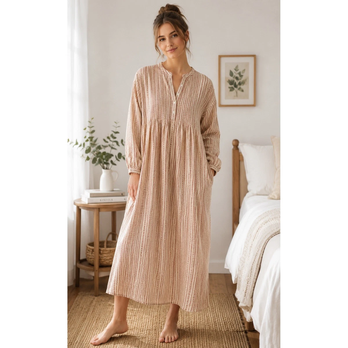 cotton summer dress short sleeve Cream White Embroidered Wrap – Handmade Linen Midi 5835 Cream White / Custom order Aqua this dress is sure Champagne Wedding Dresses Light Size:XXL-44