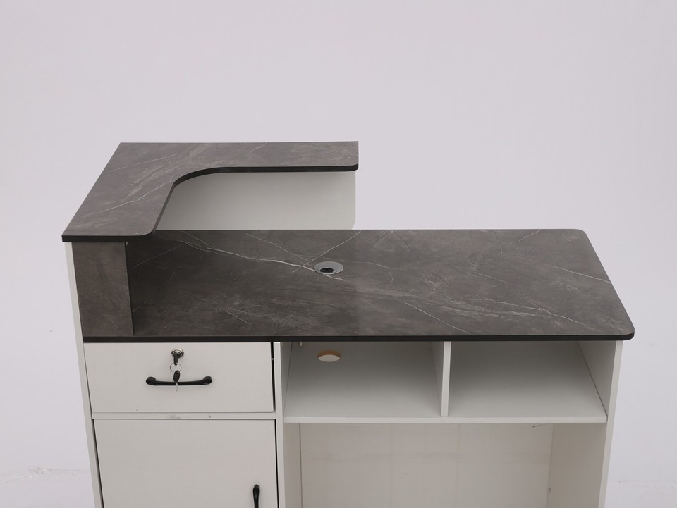 Reception Counter W/a Lockable Drawer Front Desk Reception Counter for ...