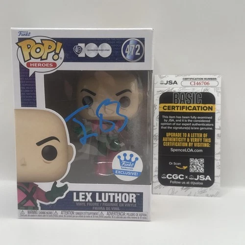 Jesse Eisenberg Lex Luthor Batman Vs Superman Signed Funko Pop JSA COA AUTOGRAPH