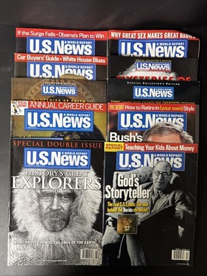 U.S. News & World Report/ Magazines Lot of 10 (2000s)