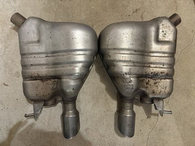 Audi A5 B8 OEM Genuine 08-10 Driver and Passenger Rear Exhaust Mufflers