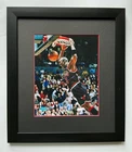 Michael Jordan 8x10 Upper Deck Authenticated Autograph Photo "Screaming Dunk"