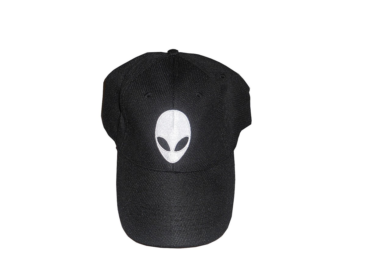 Genuine NWOT Alienware Cap Black Mesh 100% Polyester Unisex