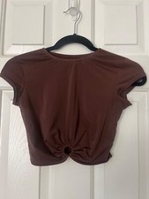 Weissman Brown Contemporary Adult Medium Set- Mixtify Top and Ombre Mesh Pants