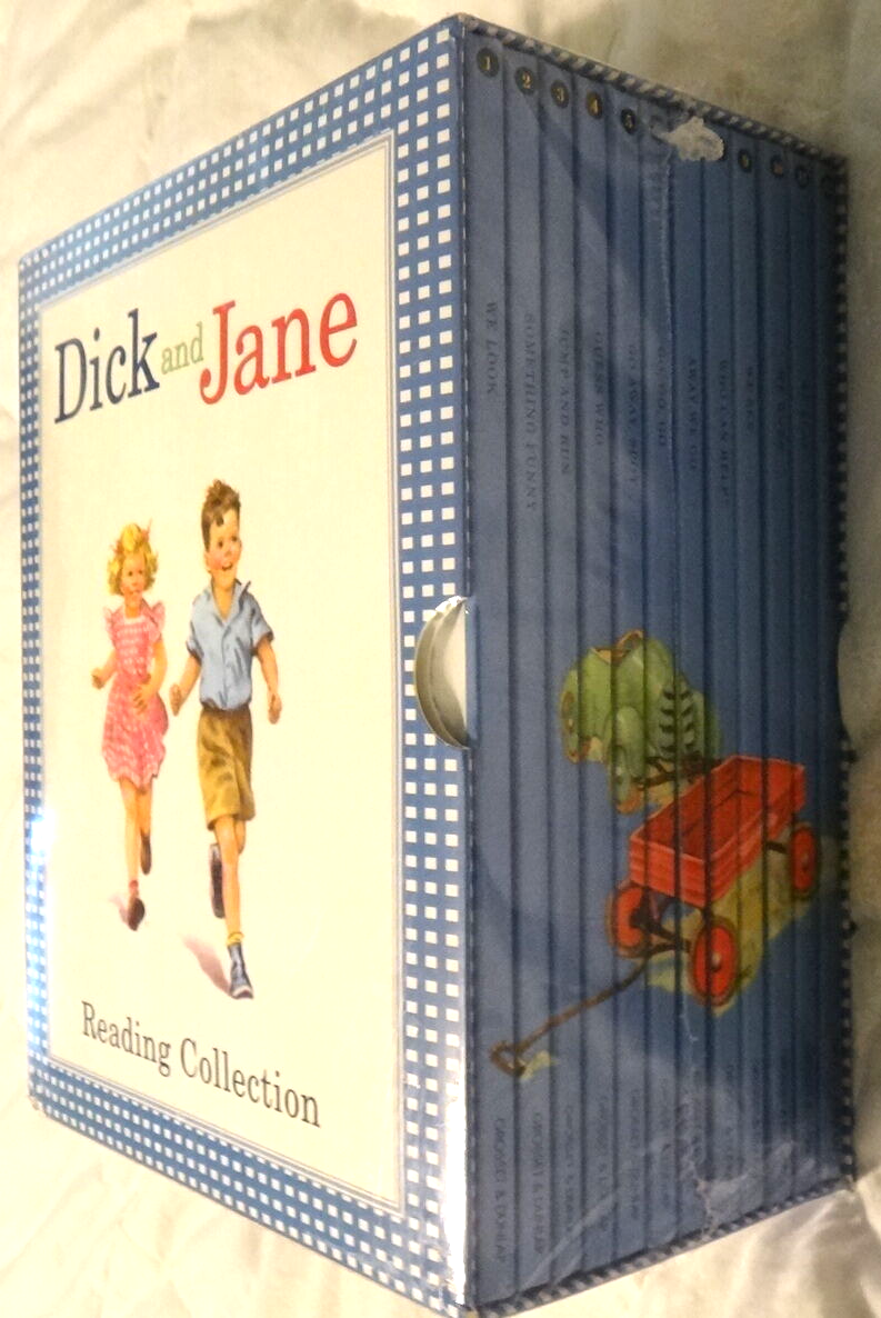 DICK & JANE READING COLLECTION 12 VOLUME BOOK BOX BOXED SET BRAND