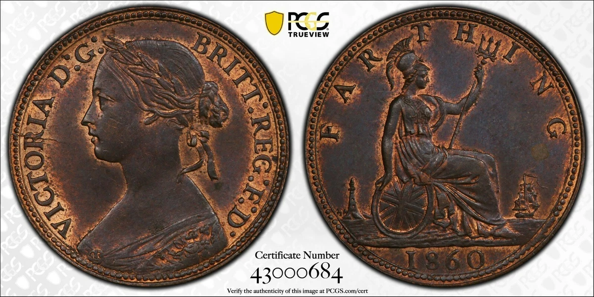 1860 Year UK Farthings for sale | eBay