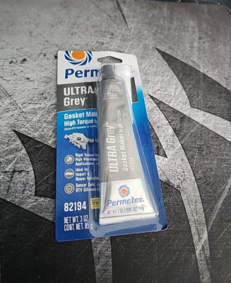 Permatex 82194 Ultra Grey Silicone Gasket Maker RTV 3oz Tube High Torque