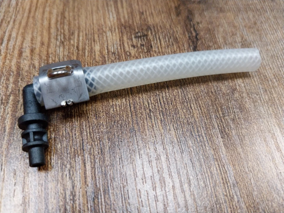 Jura Fluid-Anschluss L-Form 90° kpl mit Gewebeschlauch Artikel 72786 -D25