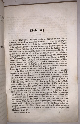 1858, CHRISTIAN DOPPLER, COMPENDIUM DER ARITHMETICK UND ALGEBRA, MATHEMATICS - Picture 4 of 7