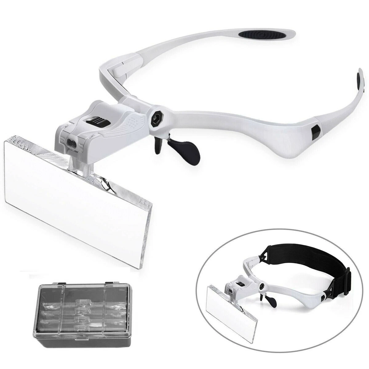 Lentes lupa luz led