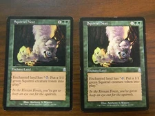 MTG Odyssey Squirrel Nest x2 Lightly Played Condition