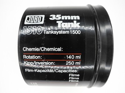 JOBO 1510 35mm Film Developing Tank (No Lid / Cap / Reels / Center Core)