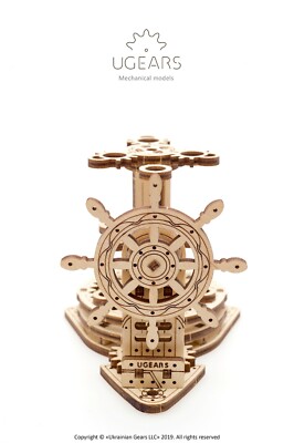 UGEARS RAD-ORGANIZER, 3D Puzzle, Holzmodell, mit Antrieb