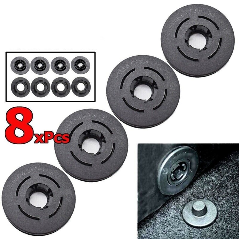 マッドボール 8pcs Fixing Clips Car Mat Floor Holders 3C08645239B9 3D08645214PK