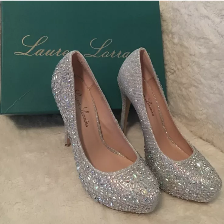Lauren lorraine silver shoes sale