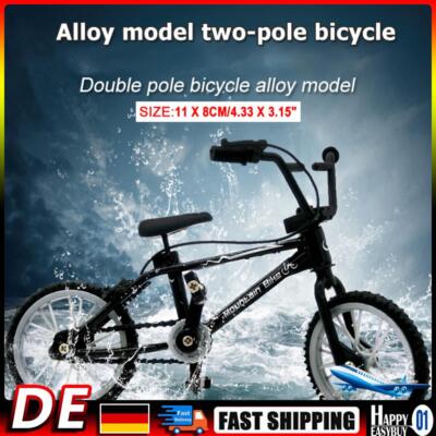 Julydeer Retro Mini Finger BMX Fahrrad Montage Fahrrad Modell Spielzeug Gadgets 