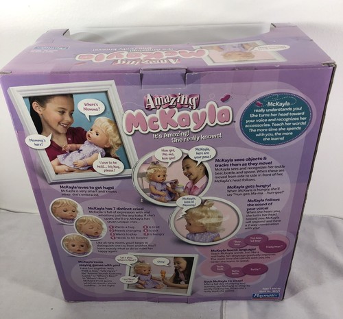 New in Box 2007 Playmates Amazing Mckayla Interactive Doll 98221 NRFB NIB - Picture 2 of 9