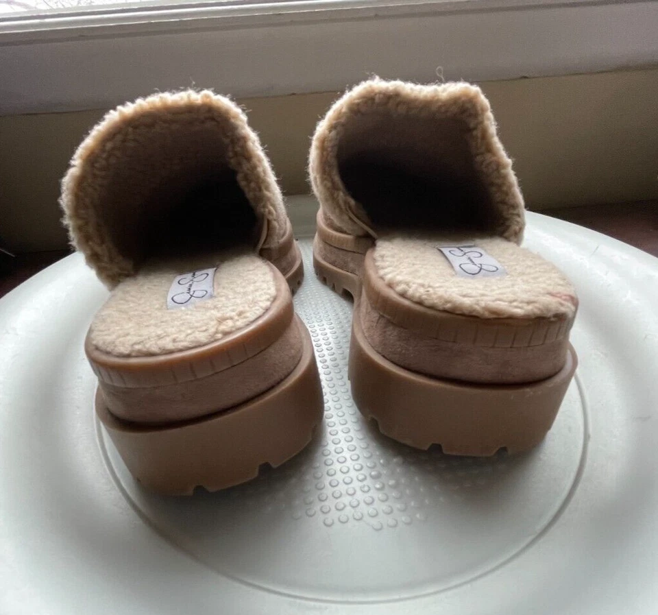 ZAPATO PLATAFORMA Jessica Simpson Mujer Ebriya Slide en Combo Neutro Azteca 8.5 M Foto 4 de 4