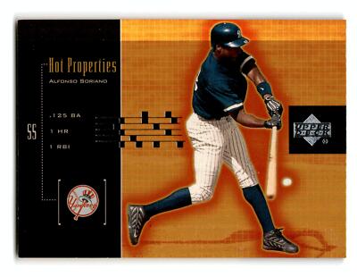 Alfonso Soriano 2000 Upper Deck Hot Properties #HP9 New York Yankees Mint