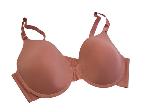 Isaac Mizrahi NY Womens Bra Rose Pink Smooth Fabtech Contour Comfort Size 38D