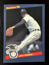 1986 Donruss All-Stars Jack Morris Detroit Tigers #18 Jumbo