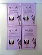 4 pack- Que Bella Bath & Beauty Relaxing Lavender mud mask 0.5 oz/ 15g