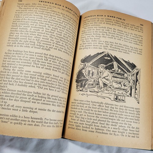 Ernie Pyle's Here is Your War Book Story of G.I. Joe 1945 Vintage Hardcover USED - Picture 16 of 24