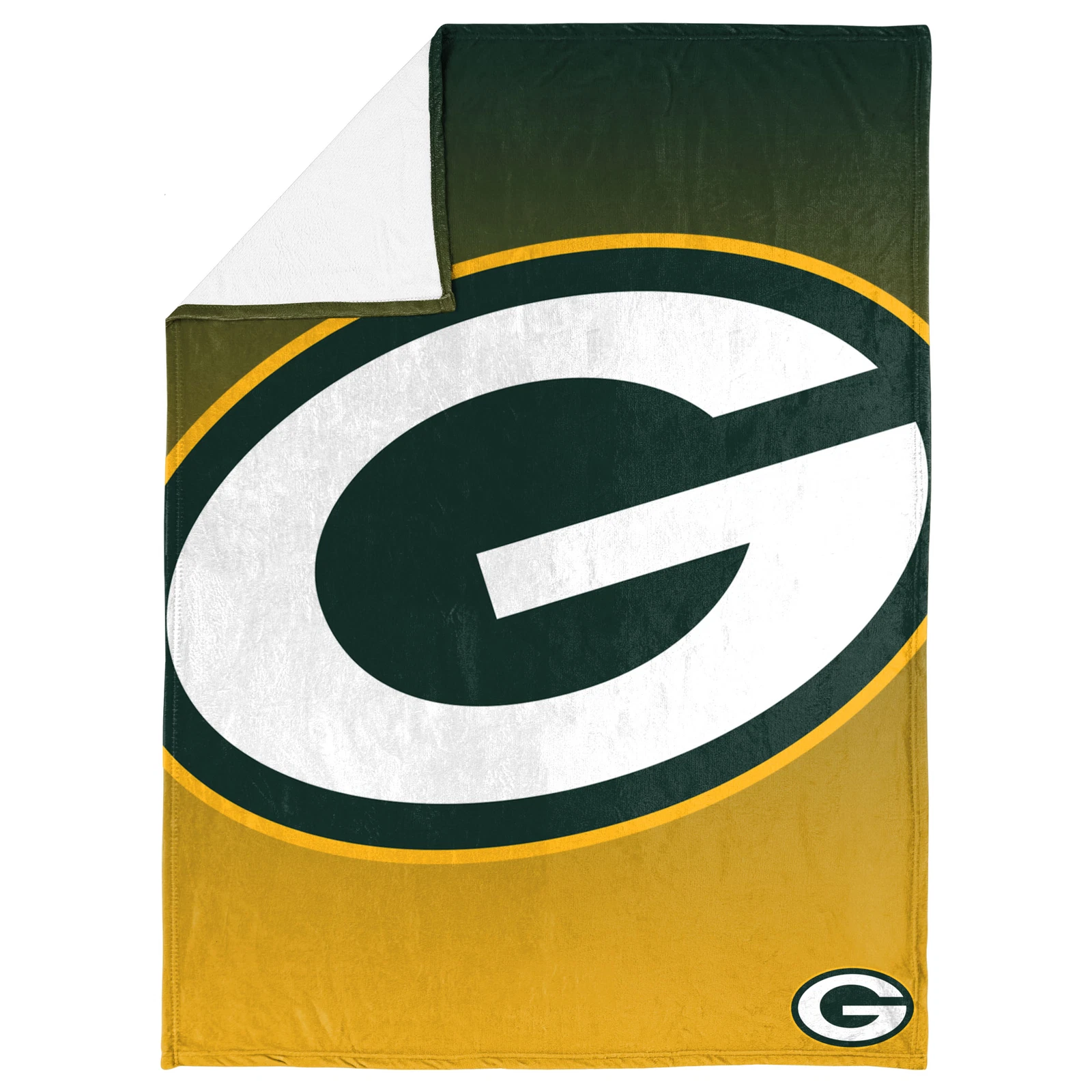 football Green Bay Gradient Micro Raschel Throw Blanket, Christmas Gift