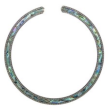 1x Abalone Guitar Rosette Inlay Acoustic Luthier Inlay B147