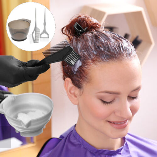 3 Pcs Hair Color Kit Dying Bowl and Brush Dyeing Brushes for Men