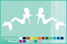 MERMAID MUDFLAP GIRLS cut vinyl decals Mermaid Mud Flap Girls window sticker