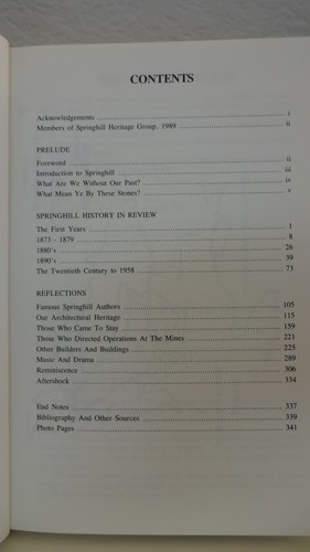 Springhill Our Goodly Heritage Bertha J. Campbell PB EUC - Picture 3 of 3