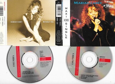 2 x MARIAH CAREY - i ll be there +  without you   Maxi-CD s