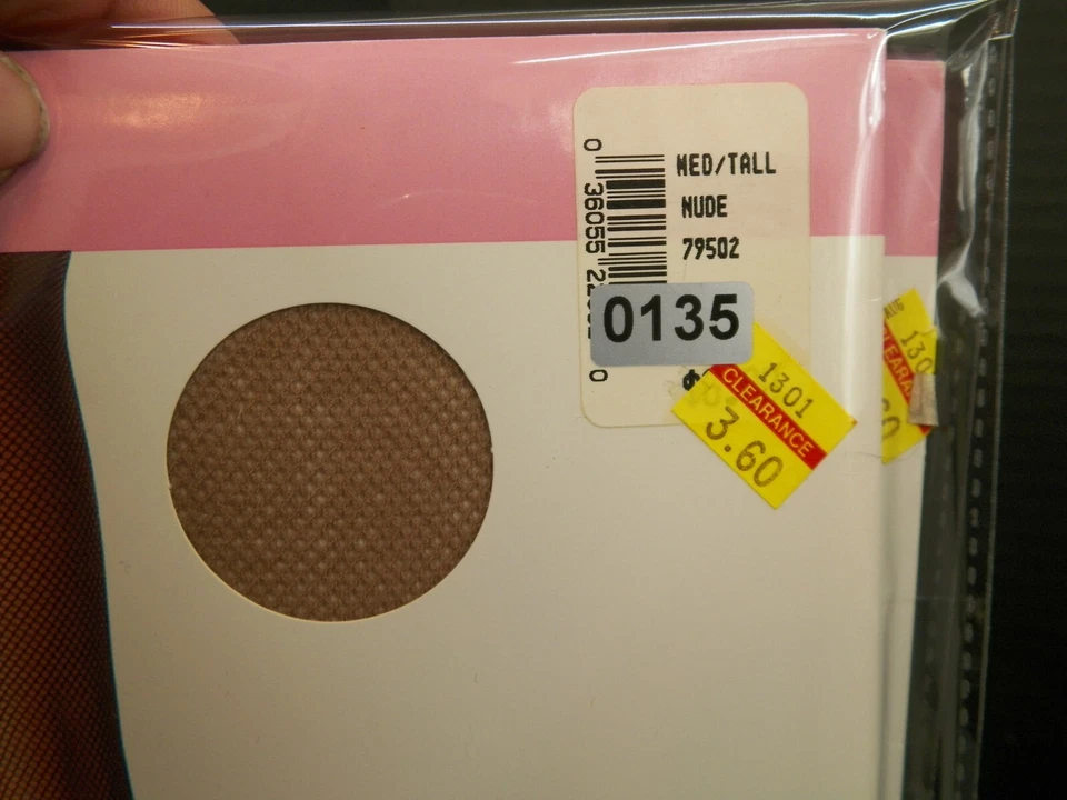 Lote de 2 Medias de Red Desnuda Medias Medianas Altas Nuevas en Paquete De Colección So... GSJC Foto 4 de 4