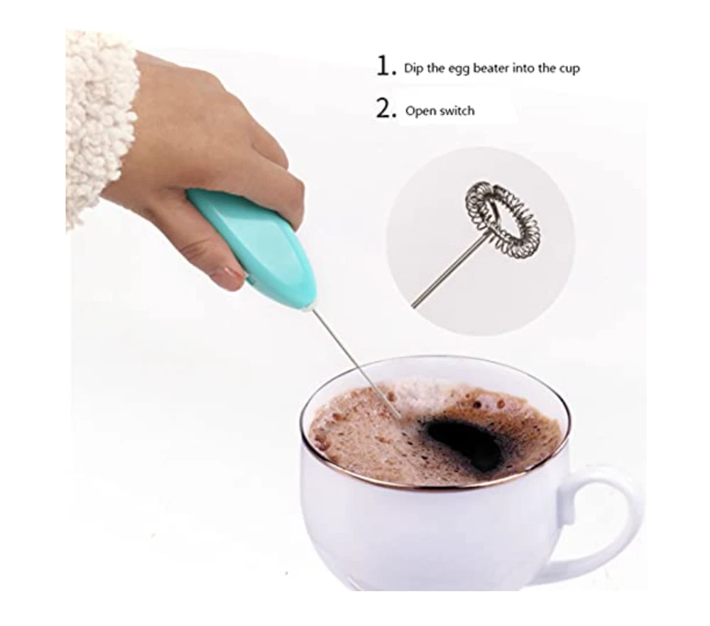 Milk Frother Coffee Frother Electric Blender Handheld Frother, Milk Frother