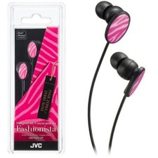 JVC HA-FXP3-ZP In-Ear Only Headphones - Pink Zebra