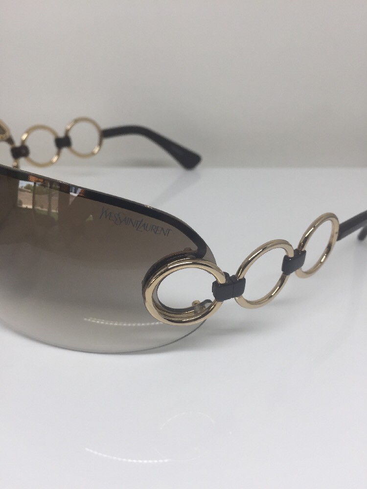 Authentic Yves Saint Laurent Sunglasses J5GDL 6115/S New Yves Saint Laurent Shield Sunglasses YSL 6115/S  main image 4