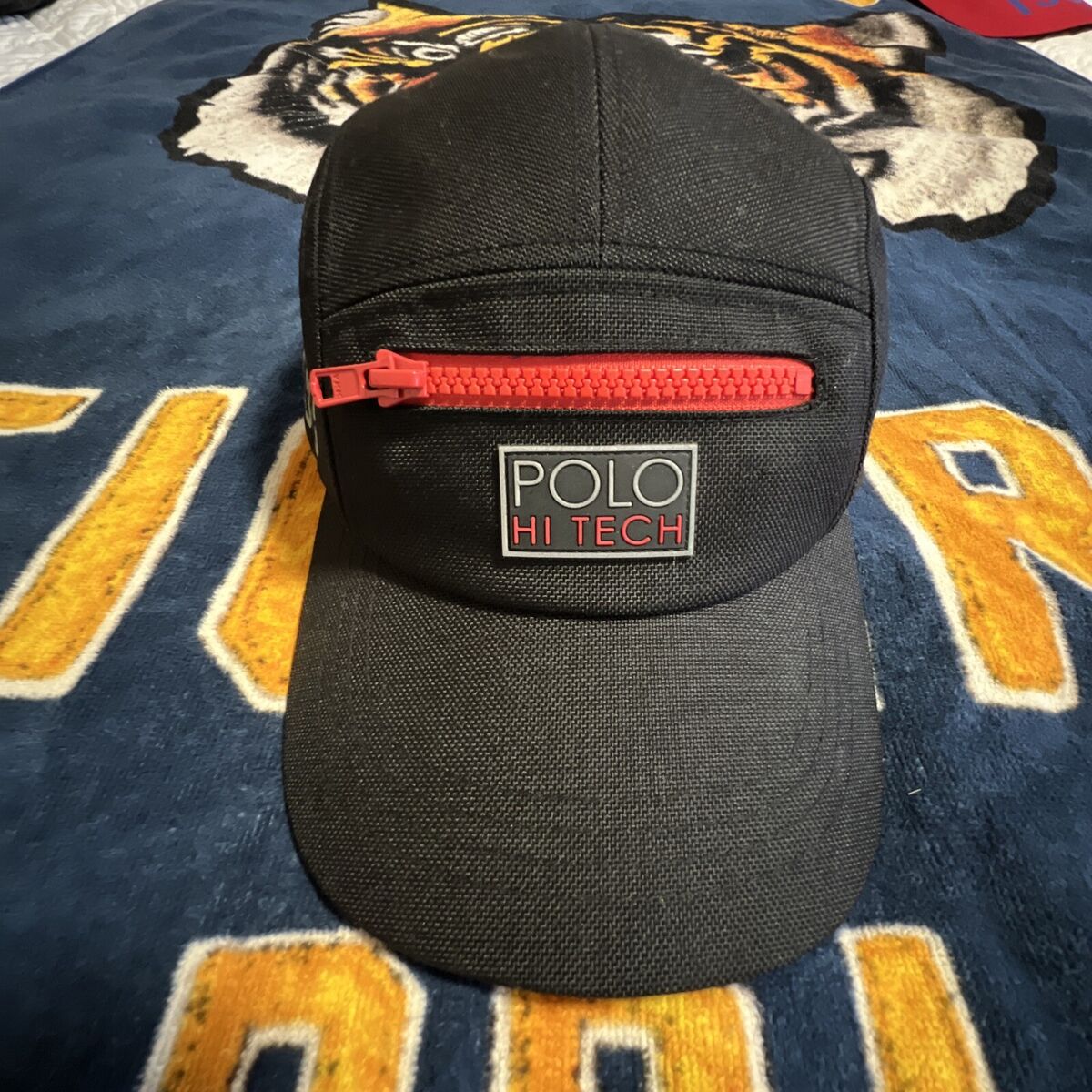 Rare Polo Ralph Lauren 5 Panel The Rohe Project HI TECH Hat Cap Stadium cp-93