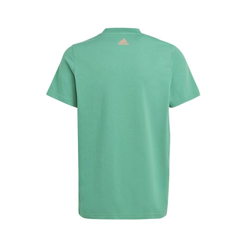 Tshirts Ausbildung Junge Adidas Big Logo Tee JR IB8776 Grün - Bild 2 von 2