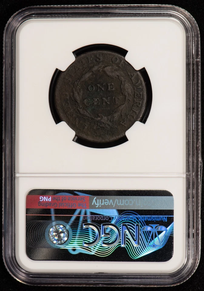 1811 1c Classic Head Large Cent - S-287 - NGC VF Details - SKU-B2237 - Image 3 of 4