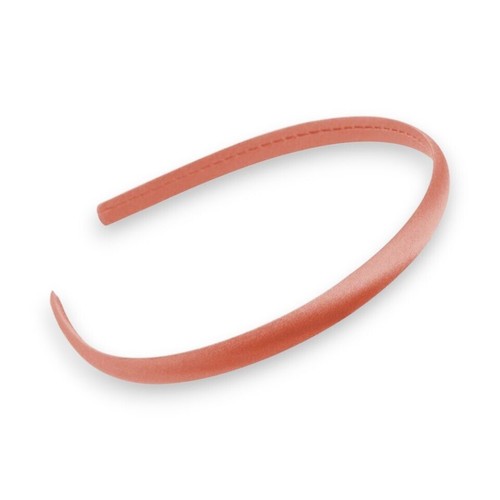 Schmal Satin bedeckt Uni Alice Band Haarband Stirnband 1 cm gemischte Farben - Bild 5 von 18