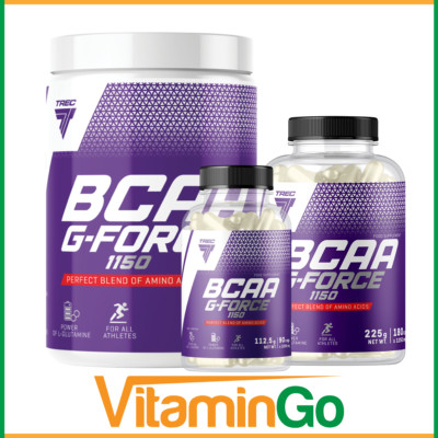 Trec Nutrition BCAA G-FORCE 1150 | Recovery Aminosäuren | 90/180/360 Kapseln |