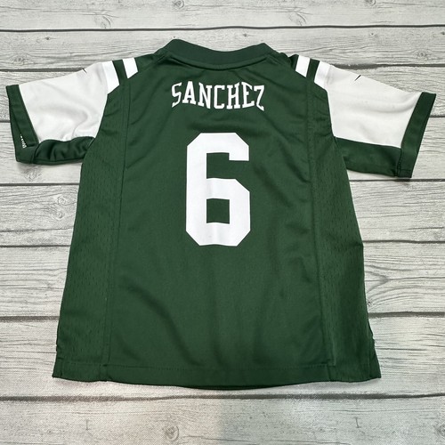 Mark Sanchez Youth Medium Nike NFL On-Field New York Jets #6 Green Jersey - Picture 7 of 10