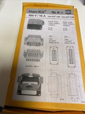 HARTING HAN 24B Heavy Connectors Connector Set 24 PE Poles, 500 V / 1