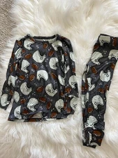 Posh Peanut Football Long Sleeve Pajamas Size 2t