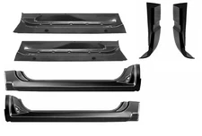 1988-1998 Chevy & GMC C/K Pickup Outer Floor Pan Rocker Panel & Cab Corners Kit
